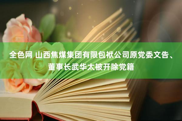 全色网 山西焦煤集团有限包袱公司原党委文告、董事长武华太被开除党籍